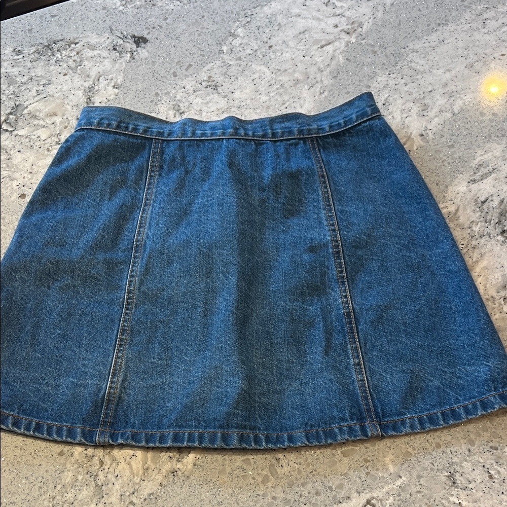 BDG Blue Denim Blue Mini Skirt Size M
